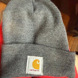 Carhartt Grey Beanie Hat